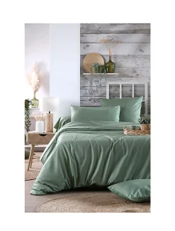 Eden Drap housse percale en coton Nuage