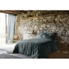 L'Effet Papillon Drap housse "Soline" toutes dimensions Lin lavé - Soline Ardoise - 160 x 200 cm bonnet de 30 cm Best