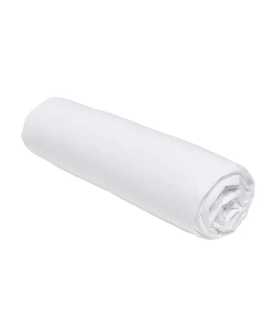 Todays Tools Drap housse TODAY Essential - 140 x 200+30 cm - 2 personnes - 100% Coton uni - Craie Sale