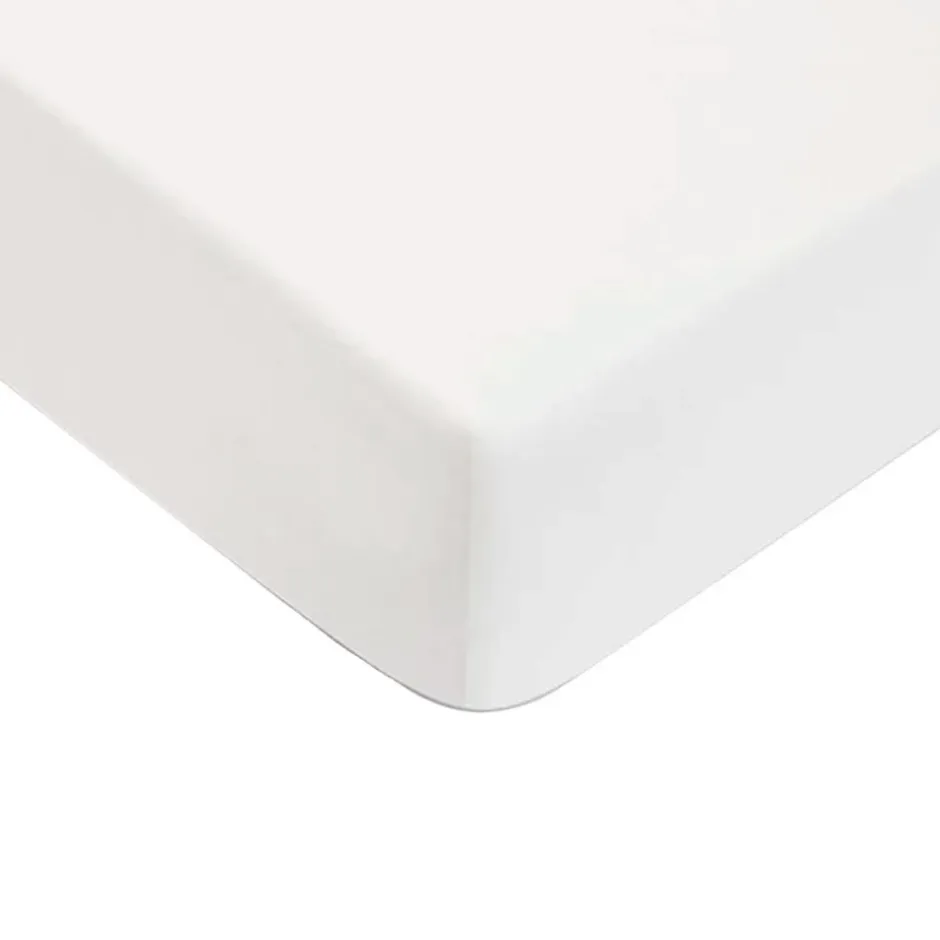 Future Home Drap housse uni en coton 57 fils 90x190cm