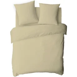 Future Home Drap housse uni en coton 57 fils 180x200cm