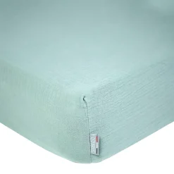 Sevira Kids Drap housse uni en gaze de coton