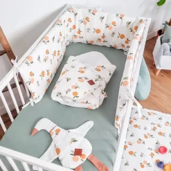 Sevira Kids Drap housse uni en gaze de coton