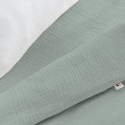 Sevira Kids Drap housse uni en gaze de coton