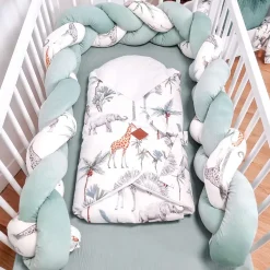 Sevira Kids Drap housse uni en gaze de coton Discount