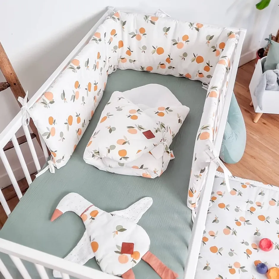 Sevira Kids Drap housse uni en gaze de coton Discount