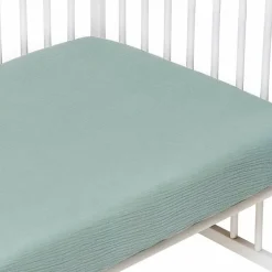 Sevira Kids Drap housse uni en gaze de coton Discount
