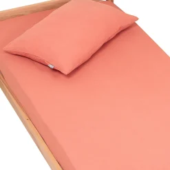 Sevira Kids Drap housse uni en gaze de coton