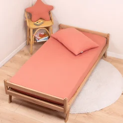 Sevira Kids Drap housse uni en gaze de coton