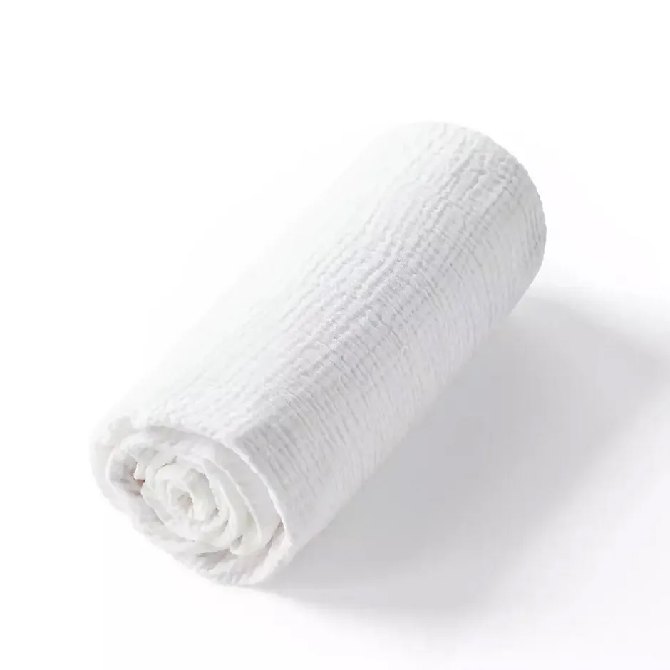 Sevira Kids Drap housse uni en gaze de coton