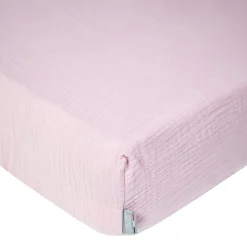 Sevira Kids Drap housse uni en gaze de coton