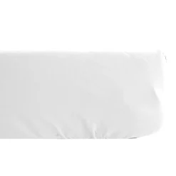 Linnea Drap housse uni 160x200 cm bonnet 35 cm percale de coton MANOIR blanc Neige Clearance