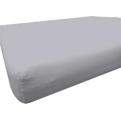 Housse De Rêve Drap housse 180x200 +30 cm 100% coton bio 57 fils gris