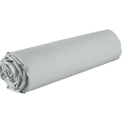 Housse De Rêve Drap housse 140x190 +35 cm Coton 57 fils Silver