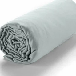 Housse De Rêve Drap housse 160x200 +30 cm satin de coton celadon Sale