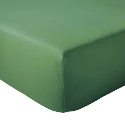 Linnea Drap housse 180x200 cm bonnet 30 coton ÉVASION Vert fougère New