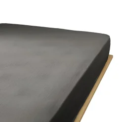 Housse De Rêve Drap housse 90x190 cm en Gaze de coton Granit Outlet