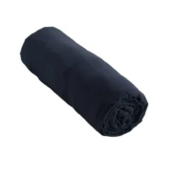 Housse De Rêve Drap housse 140x190 cm en Gaze de coton Minuit Discount