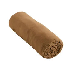 Housse De Rêve Drap housse 180x200 cm en Gaze de coton Camel Clearance