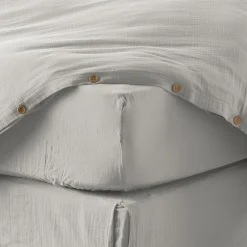Housse De Rêve Drap housse 90x190 cm en Gaze de coton Nuage