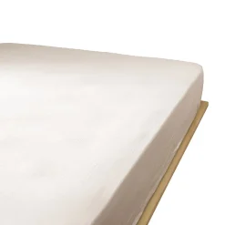 Housse De Rêve Drap housse 90x190 cm en Gaze de coton Naturel