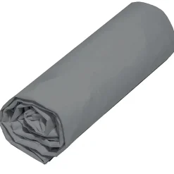 Linnea Drap housse 90x190 cm polyester microfibre LAGO gris anthracite bonnet 28 cm Sale