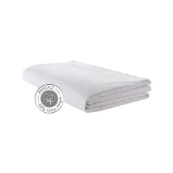 Tradilinge Drap percale de coton 180 x 290 cm (180x290 cm - Blanc) Outlet