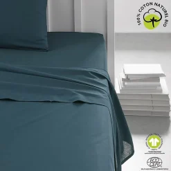 Today Drap plat 57 fils - 100% coton biologique Online