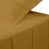 Atmosphera Créateur D'Intérieur Drap plat - percale - mordoré - 240x290 cm - Atmosphera