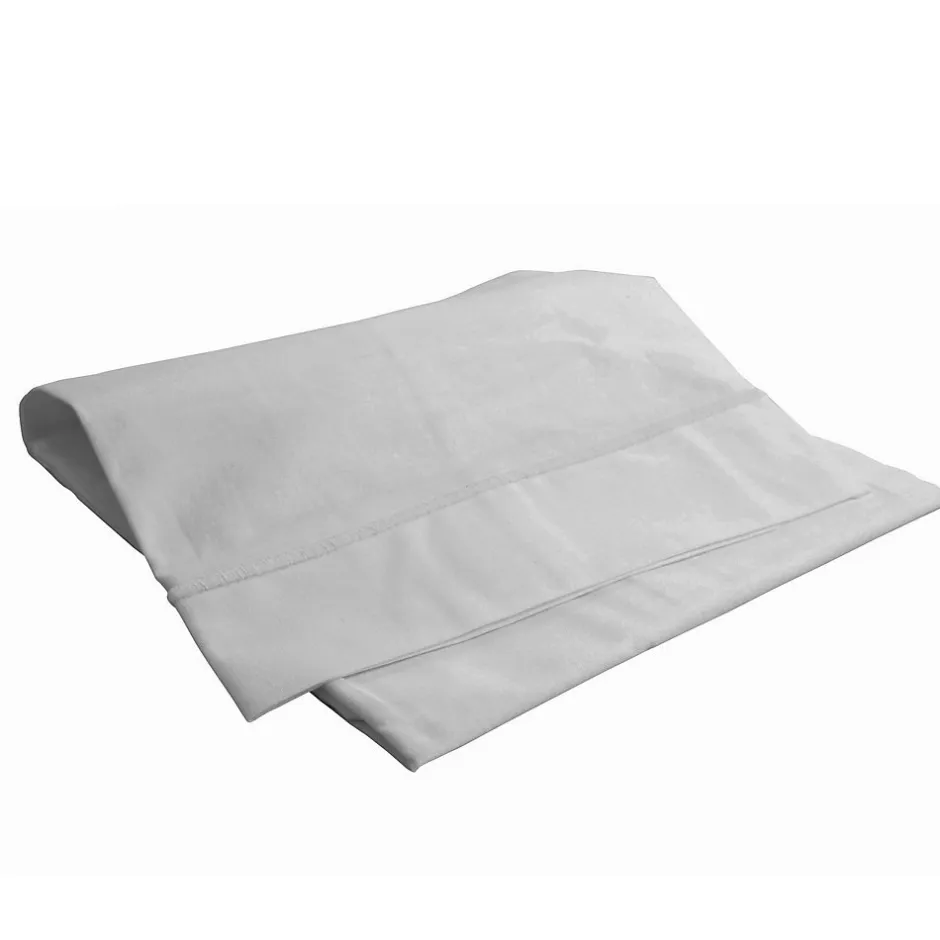 Domiva Drap plat avec point bourdon (120x180 cm - Gris Perle)
