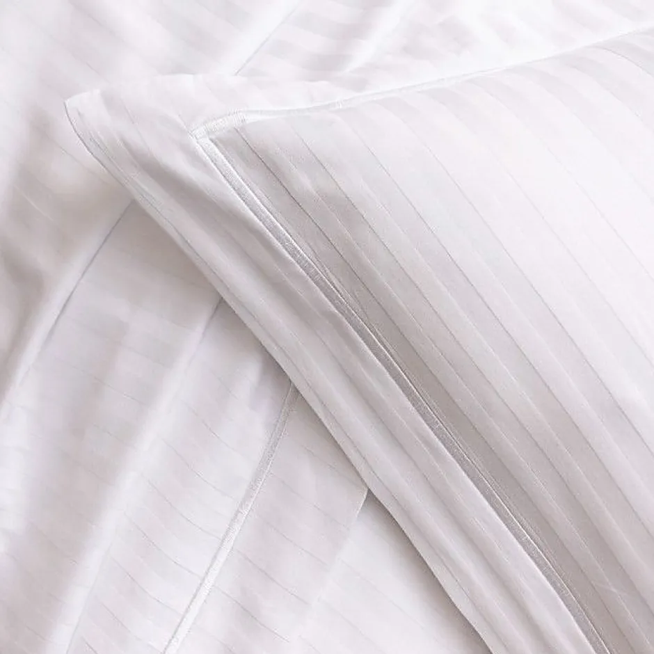 Coton Pur Drap plat Prestige 270 x 300 cm satin 120 fils Hot