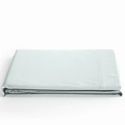 Coton Pur Drap plat Prémium 240 x 300 cm vert clair coton