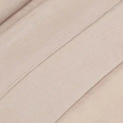 Homescapes Drap plat en lin lavé beige, 180x290 cm - Hot