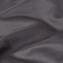 Homescapes Drap plat en satin de coton égyptien 1000 fils gris foncé, 178x255 cm - Discount