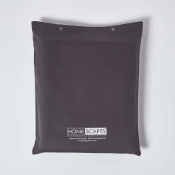 Homescapes Drap plat en satin de coton égyptien 1000 fils gris foncé, 178x255 cm - Discount