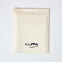 Homescapes Drap plat en satin de coton égyptien 1000 fils ivoire, 178x255 cm - Hot