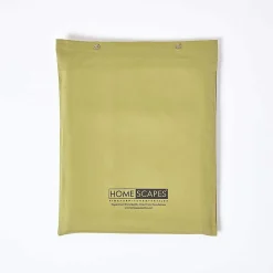 Homescapes Drap plat en satin de coton égyptien 1000 fils vert olive, 270x300 cm -