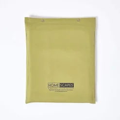 Homescapes Drap plat en satin de coton égyptien 1000 fils vert olive, 240x300 cm - Outlet