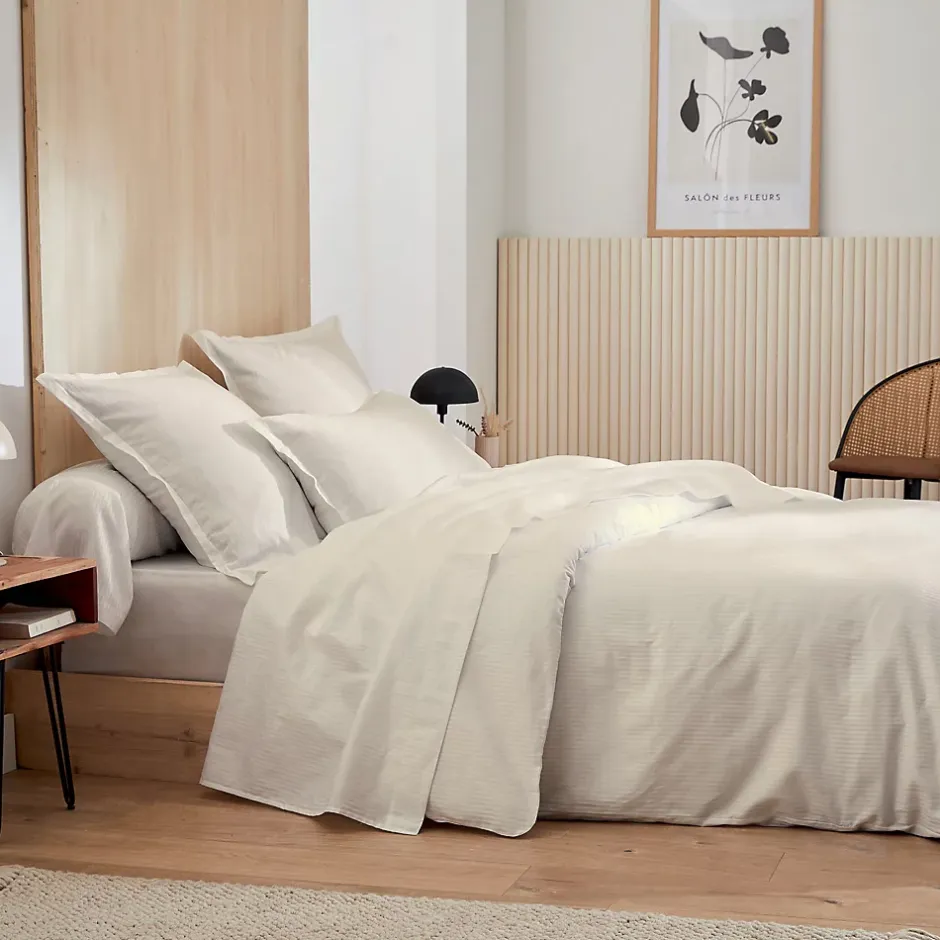 Tradilinge Drap plat esprit grand hôtel (240x310 cm - Sable) New