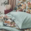 Tradilinge Drap plat esprit nature (240x310 cm - Vert)