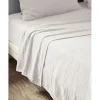 L'Effet Papillon Drap plat "Gaïa" toutes dimensions "Gaze de Coton" - Gaïa Chantilly - 240 x 300 cm pour lit 2 places