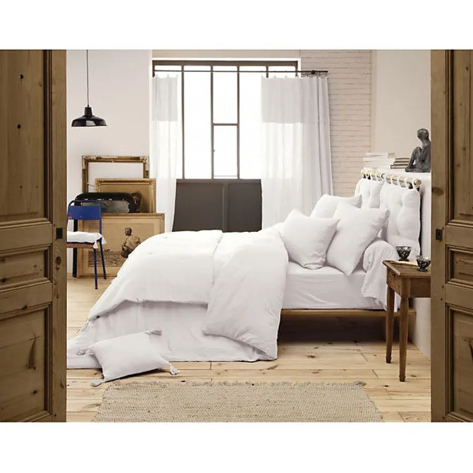 L'Effet Papillon Drap plat "Gaïa" toutes dimensions "Gaze de Coton" - Gaïa Chantilly - 240 x 300 cm pour lit 2 places