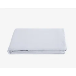 Vent Du Sud Drap plat Palace pur coton teint lavé, 63 fils/cm² - Palace Neige - 270 x 290 cm pour lit King Size Online