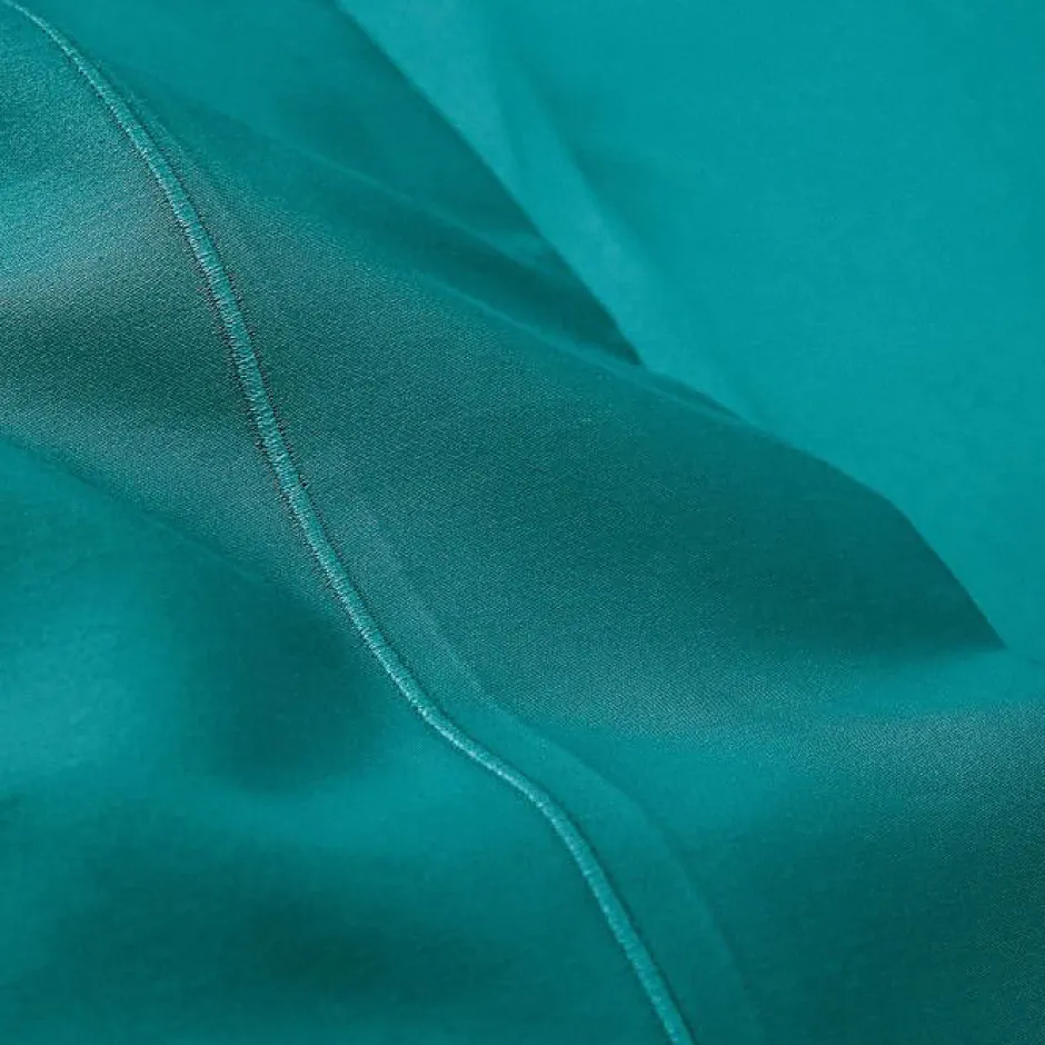 Coton Pur Drap plat percale de coton peigné "Julian" toutes dimensions - Julian Paon - 180 x 290 cm pour lit 1 place Best