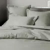 Coton Pur Drap plat percale de coton peigné "Julian" toutes dimensions - Julian Ardoise - 180 x 290 cm pour lit 1 place Discount