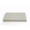 Vent Du Sud Drap plat percale pur coton peigné longues fibres 80 fils/cm² - Naturel - 180 x 290 cm pour lit 1 place