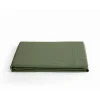 Vent Du Sud Drap plat percale pur coton peigné longues fibres 80 fils/cm² - Mousse - 180 x 290 cm pour lit 1 place