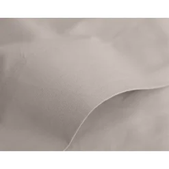 Vent Du Sud Drap plat percale pur coton peigné longues fibres 80 fils/cm² - Lin - 240 x 300 cm pour lit 2 places