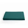 Vent Du Sud Drap plat percale pur coton peigné longues fibres 80 fils/cm² - Bleu canard - 240 x 300 cm pour lit 2 places