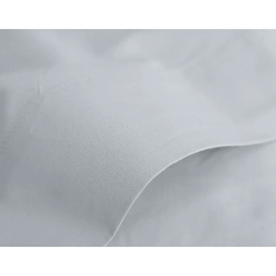 Vent Du Sud Drap plat percale pur coton peigné longues fibres 80 fils/cm² - Neige - 180 x 290 cm pour lit 1 place Clearance